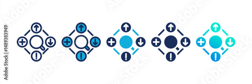 Swot Analysis Multi Style Icon Set