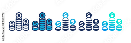 Profit Multi Style Icon Set