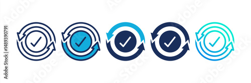 Consistency Multi Style Icon Set