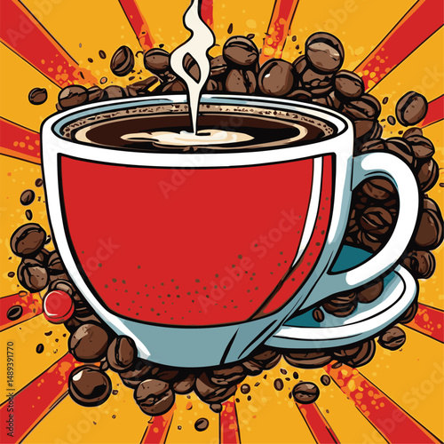 coffee cup vector for design purposes