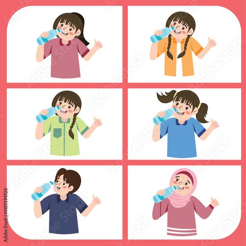 Healthy Lifestyle, Childrens Drinking Water