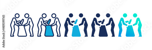 Community Clean Up Multi Style Icon Set