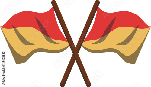 Crossed Semaphore Flags