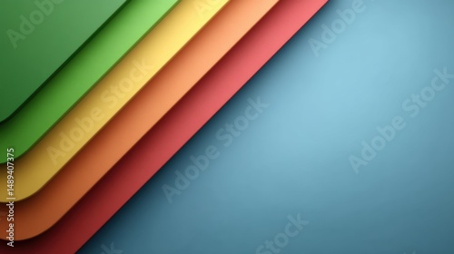 Colorful Paper Sheets for Crafting and Decoration photo