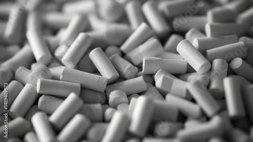 Durable Alumina Ceramic Pellets for Industrial Applications Close-Up