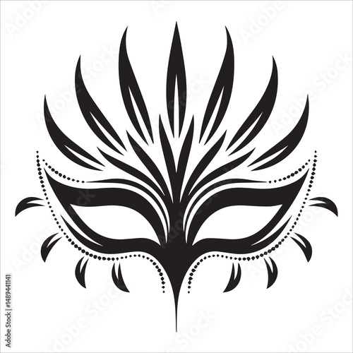 Carnival Mask Silhouette
