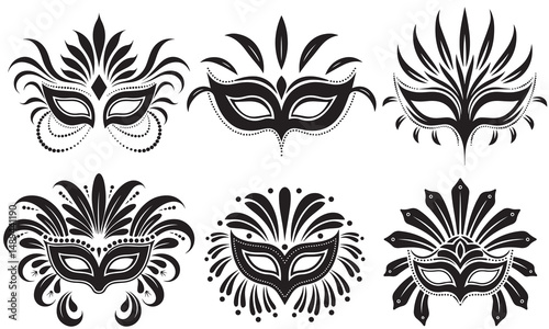 Carnival Mask Silhouette
