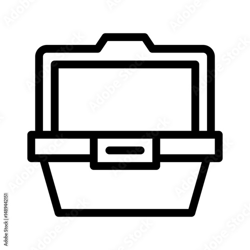 plastic packaging line icon