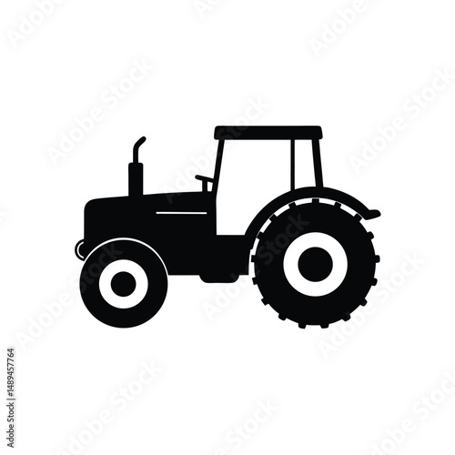 tractor isolated on white background