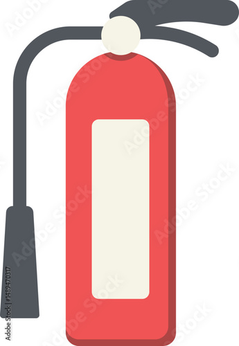 Fire Extinguisher Flat Icon