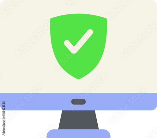 Electronics Insurance Flat Icon