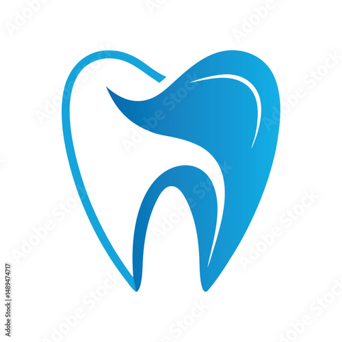 Modern Dental Clinic Logo with Minimalist Style
