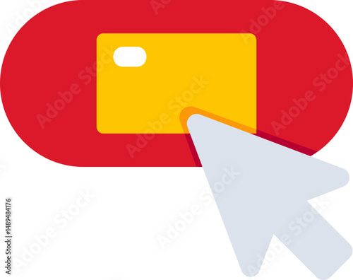 Click Pay Flat Icon