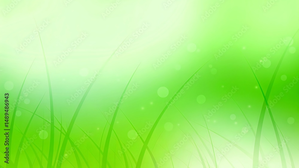 Fototapeta premium Abstract green grass background nature spring summer