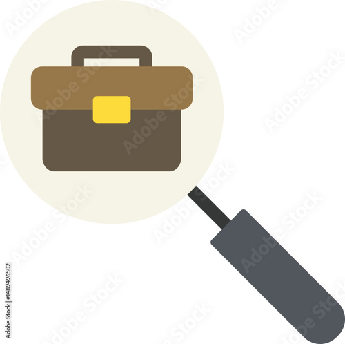 Background Check Flat Icon