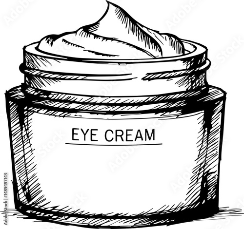 Moisturizing eye cream application home skincare tutorial indoor close-up beauty routine