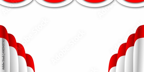 red white vector background design