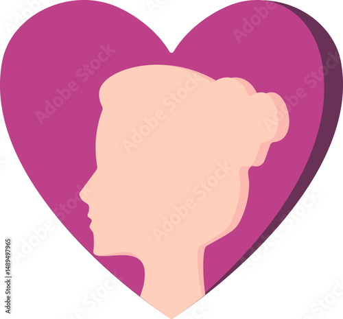Lovely Lady Flat Icon