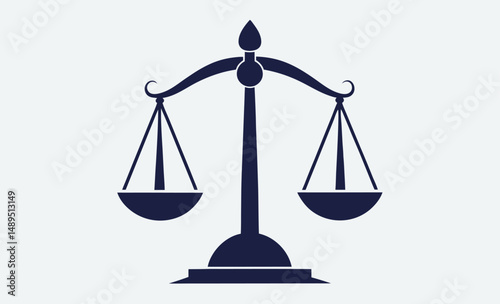 Digital Kitchen Scale Vector Silhouette, Balance scale silhouette, Justice scale icon, Weighing scale vector, Law scale graphic