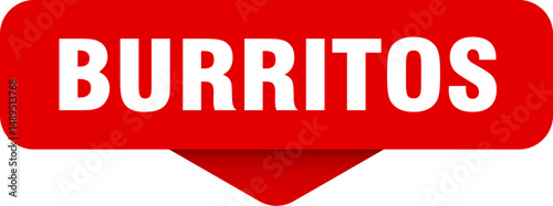 burritos sticker. burritos sign on transparent background