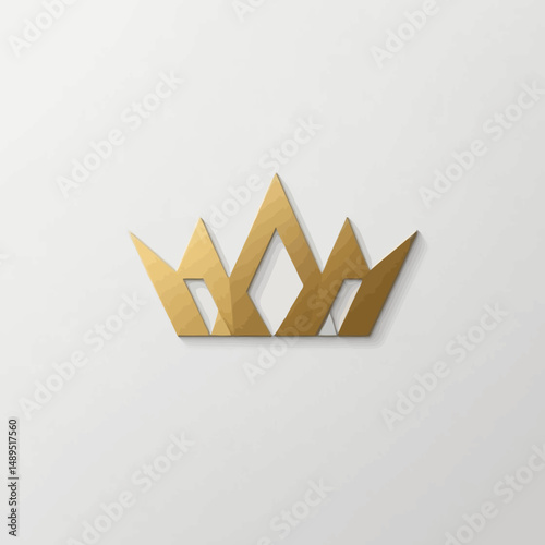 Gilded Majesty Crown Minimalist