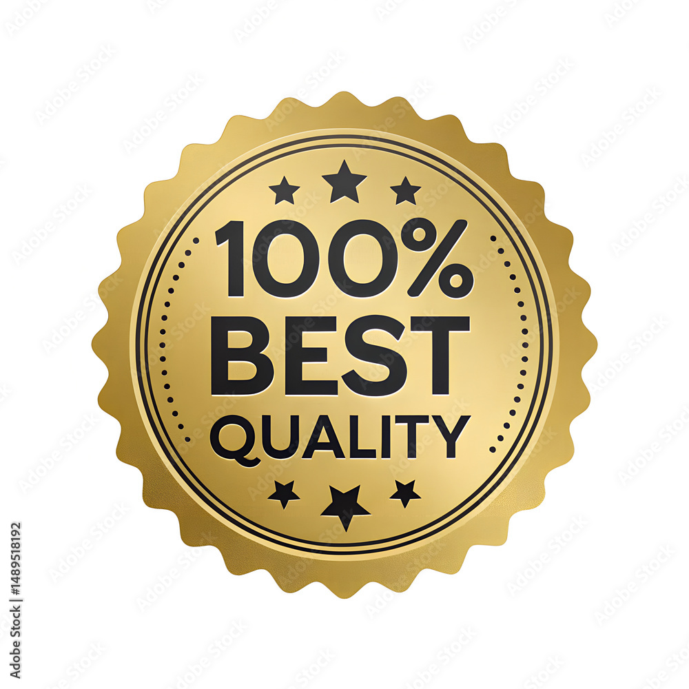 golden badges in isolated white background. golden badges in isolated white background.