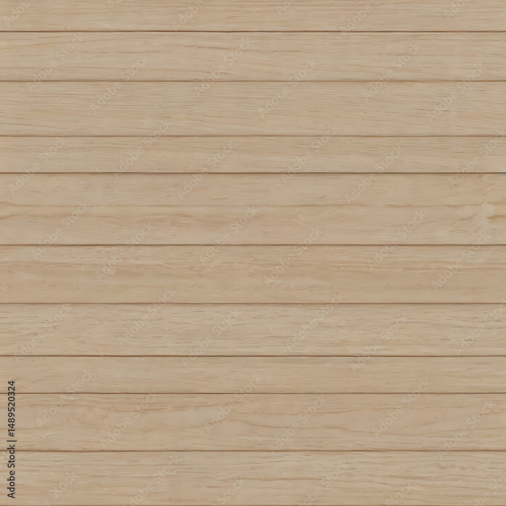 Fototapeta premium Light Beige Horizontal Wood Planks Texture Background,