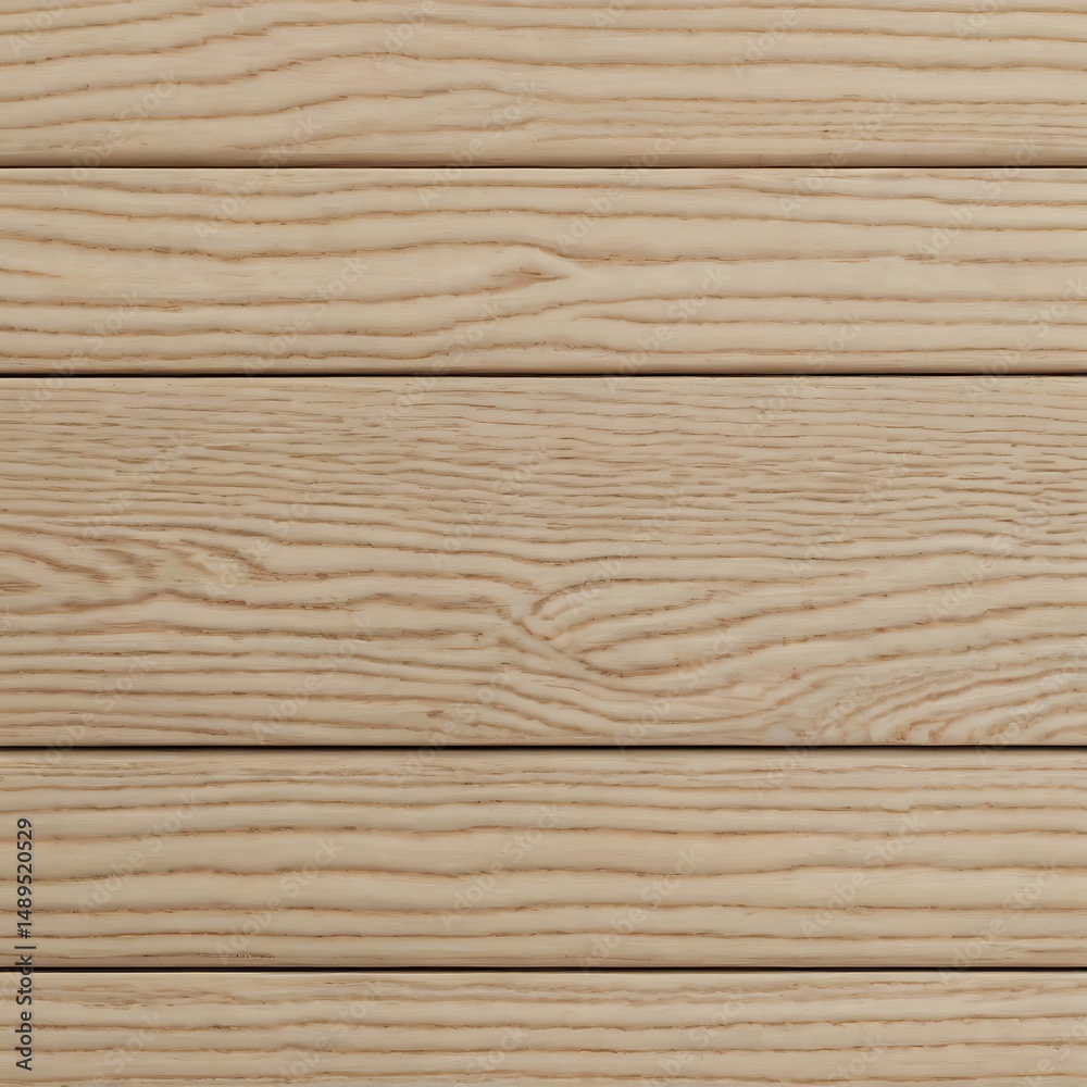 Fototapeta premium Light Beige Wood Planks Natural Grain Texture