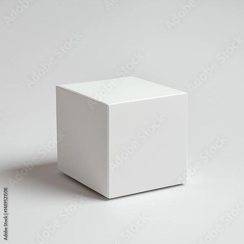 white box on black background