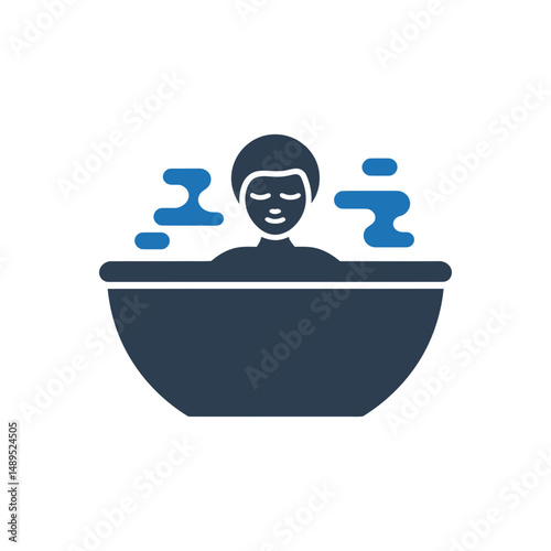 Relaxing Bath Therapy Icon