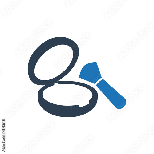 Compact Powder Applicator Icon
