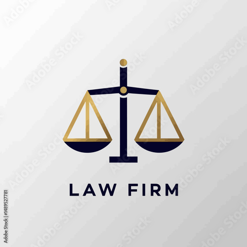 Justice, Legal Services, Equality, Law Firm Logo Concept