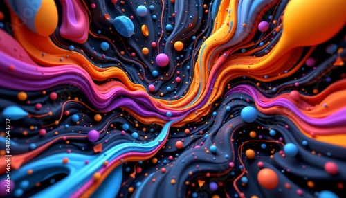 experience the fusion of art and science in these modern abstract 3d backgrounds, where creativity and innovation converge to showcase the potential of digital art in the realms of education