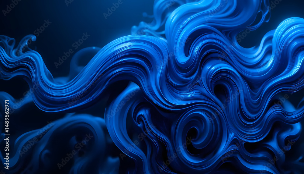 Fototapeta premium abstract blue background and wallpaper