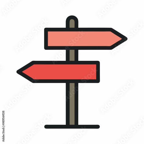 blank road sign