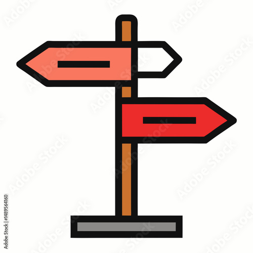 blank road sign