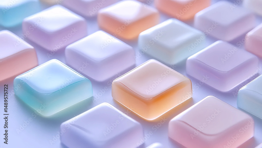 Pastel Cubes with Soft Texture, and Abstract. Pastel Cubes with Soft Texture, and Abstract.