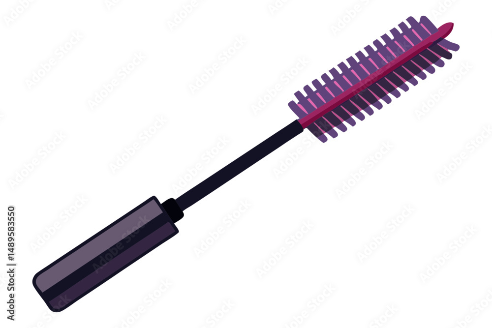 Stylish Mascara Wand with Clear Tube Vector Image Stylish Mascara Wand with Clear Tube Vector Image