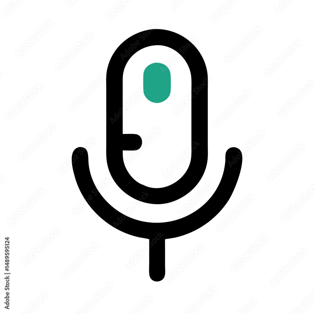 Microphone Icon – Audio Input, Recording, Voice, Sound Symbol Microphone Icon – Audio Input, Recording, Voice, Sound Symbol