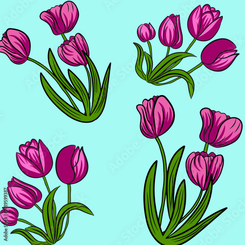 Abstract Flower background suitable for home decore and wallpaper purpose
