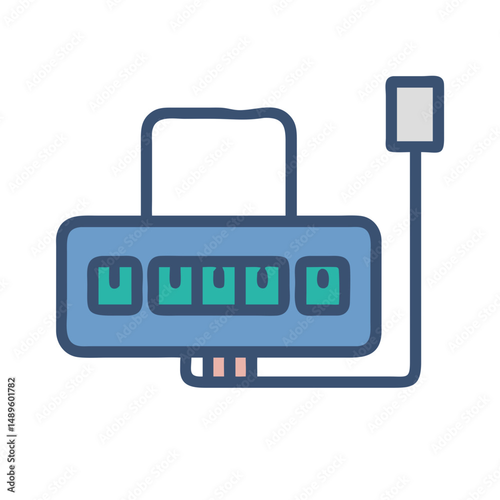 USB Hub Icon – Multiple Ports, Device Connector, Data Sharing Symbol USB Hub Icon – Multiple Ports, Device Connector, Data Sharing Symbol