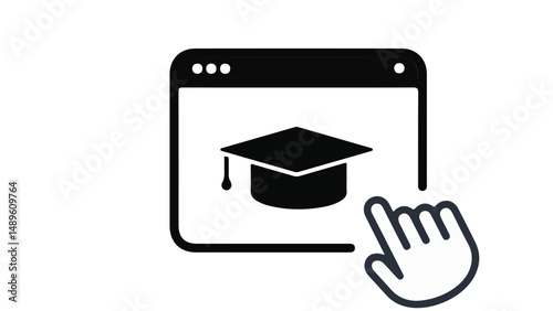 education and e learning icons