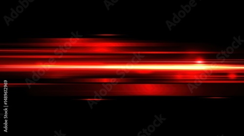 Red Light Speed Lines Abstract