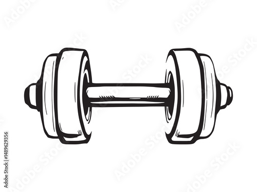 Core Trainer vector line art