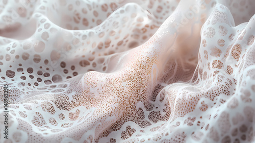 Pastel fabric lace. [Orbital Echoes] | Zero-G Frequency | drifting beat. Illustration photo