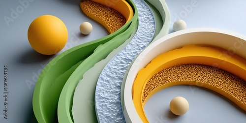 Fluss der Formen – organische Strukturen in Harmonie