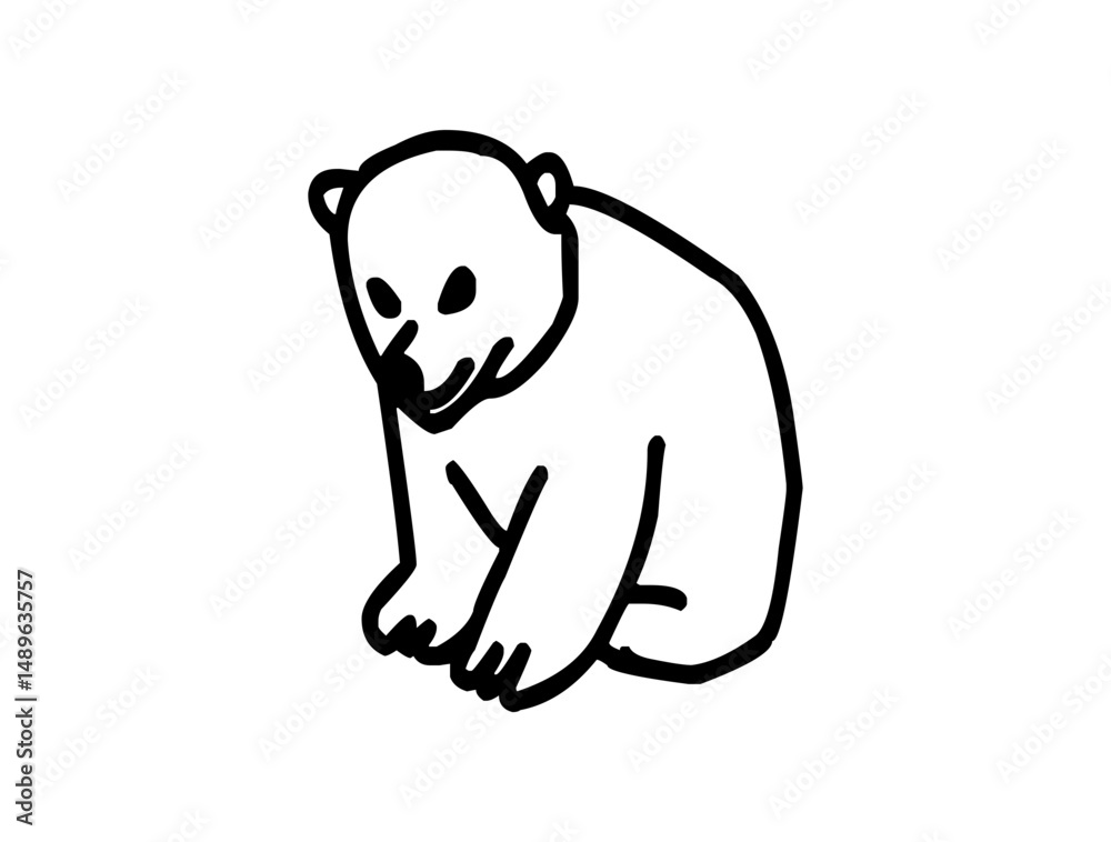 Fototapeta premium Wild Animal Icon Logo Design – Bold SVG Image File for Wildlife, Nature Branding, Outdoor Themes, Adventure, and Conservation Projects