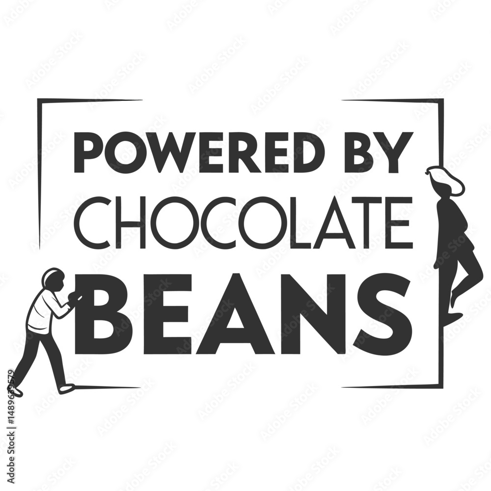 Obraz premium back to school concept chocolate vector T-shirt design