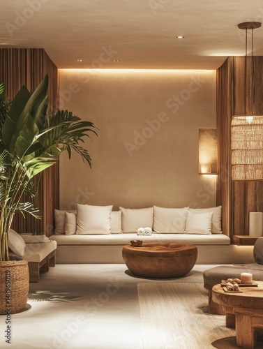 A Relaxing Warm Welcoming Spa like Interior Design