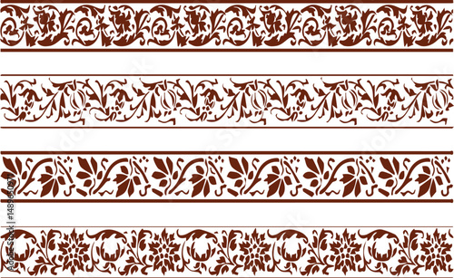 Wallpaper Mural Beautiful flower art and mandala vector design Torontodigital.ca